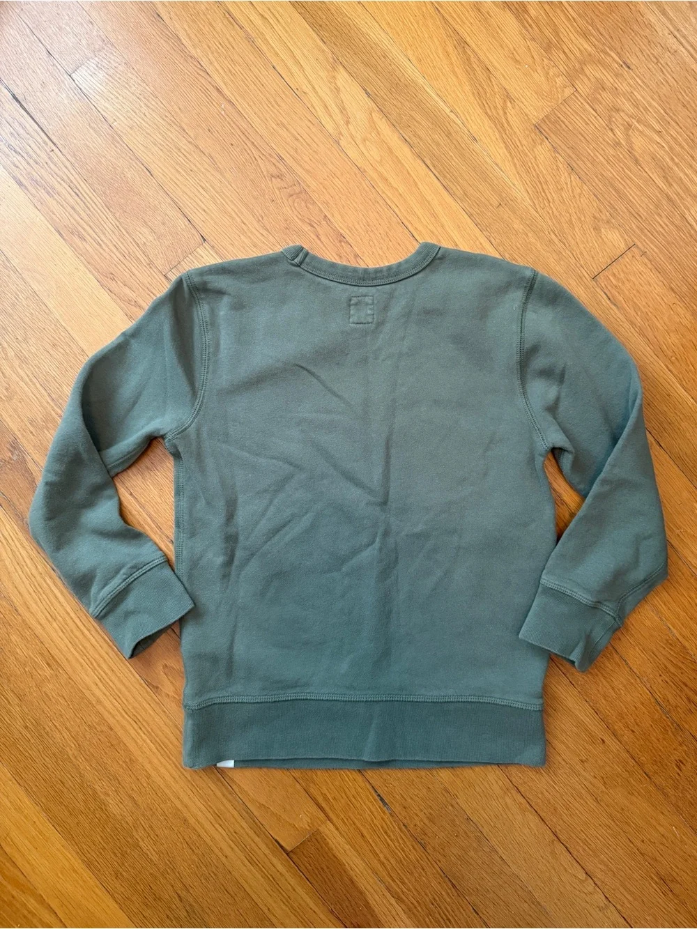 Gap kids green pullover wolf sweatshirt size medium (8)